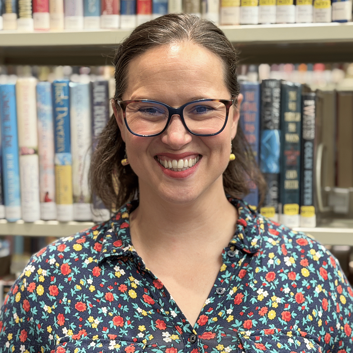 Catie, Patron services clerk